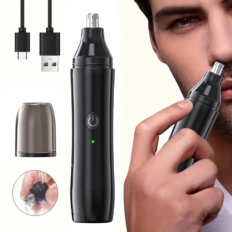 Men'S Grooming Hair Removal - Rechargeable Nose Hair trimmer and Facial