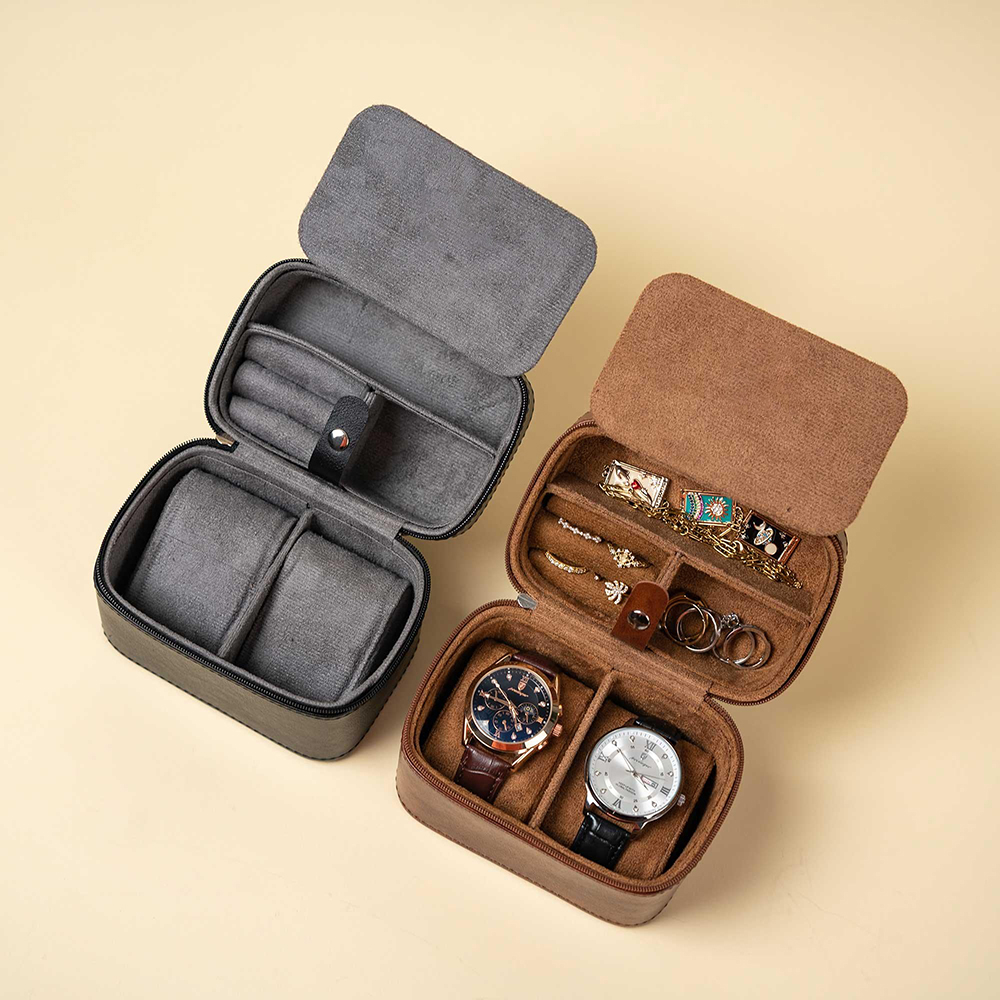 Mens Grooming Box - Personalized Watch Box for Men Travel
