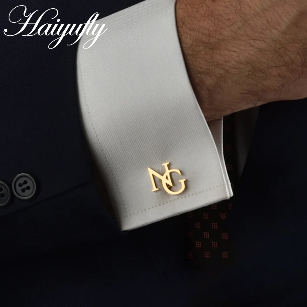 Men'S Groom - Haiyufly Personalized Custom Name Cufflinks for