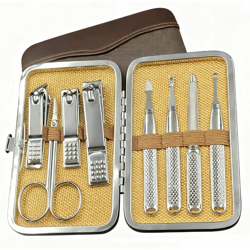 Mens Grooming Kit Gift Set - Professional Manicure Pedicure Set for Men