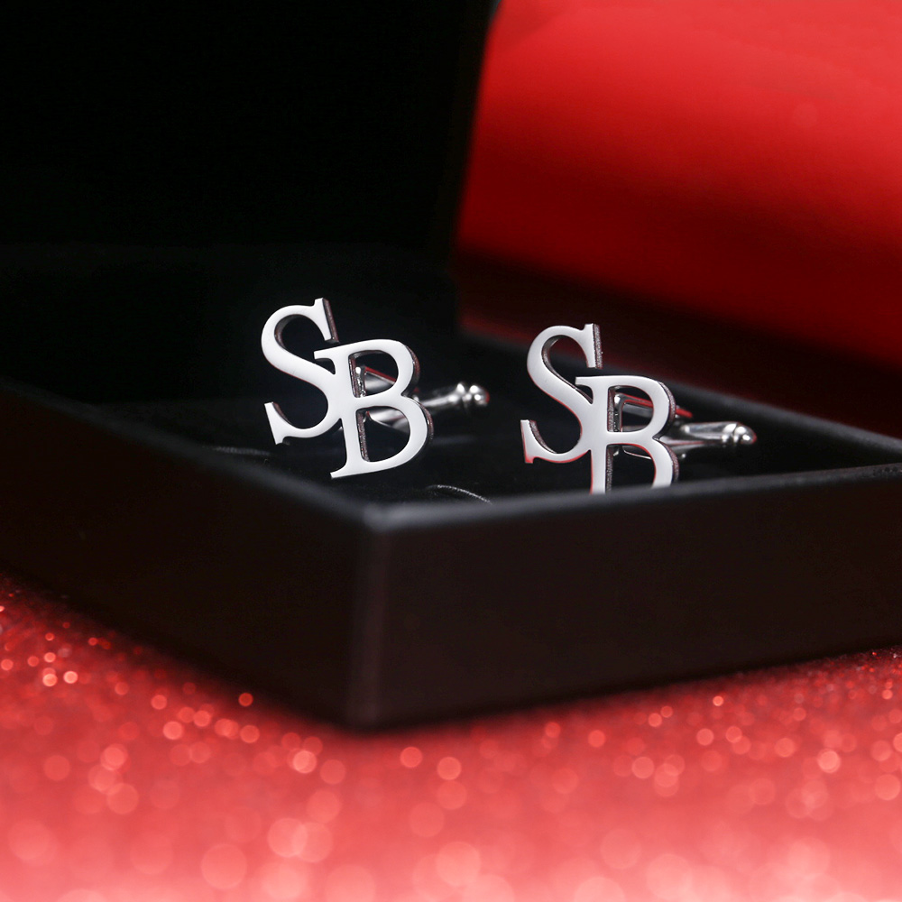 Tangula Custom Initials Cuffli - огляд і ціна Mens Grooming Box