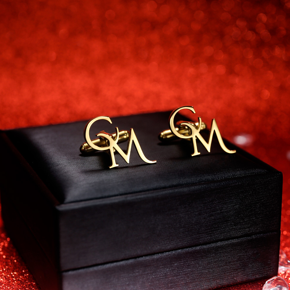Tangula Custom Initials Cuffli - огляд і ціна Mens Grooming Box