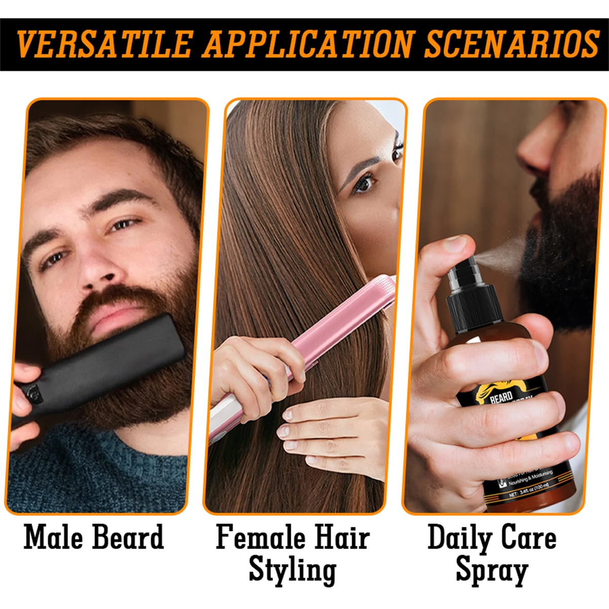 Beard Grooming Spray,Men Moust - огляд і ціна Mens Grooming Treatment