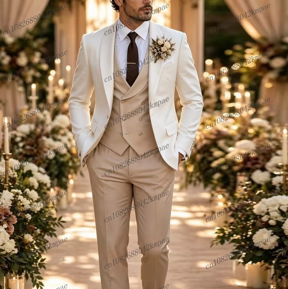 White And  Beige New Formal Me - огляд і ціна Men'S Grooming Set