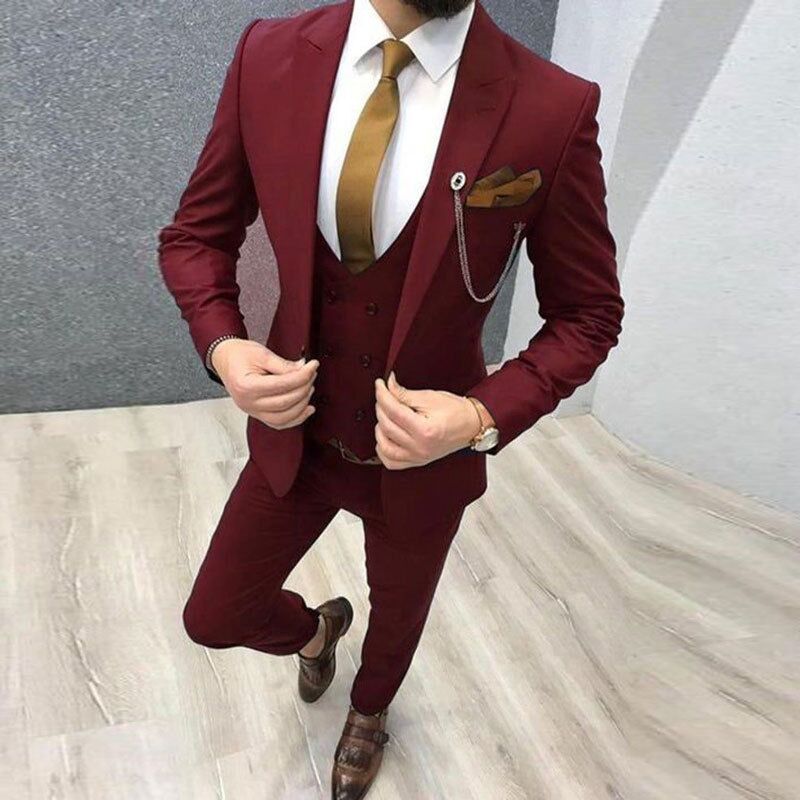 Men Suits 3 Piece Formal Groom - огляд і ціна Men'S Groom