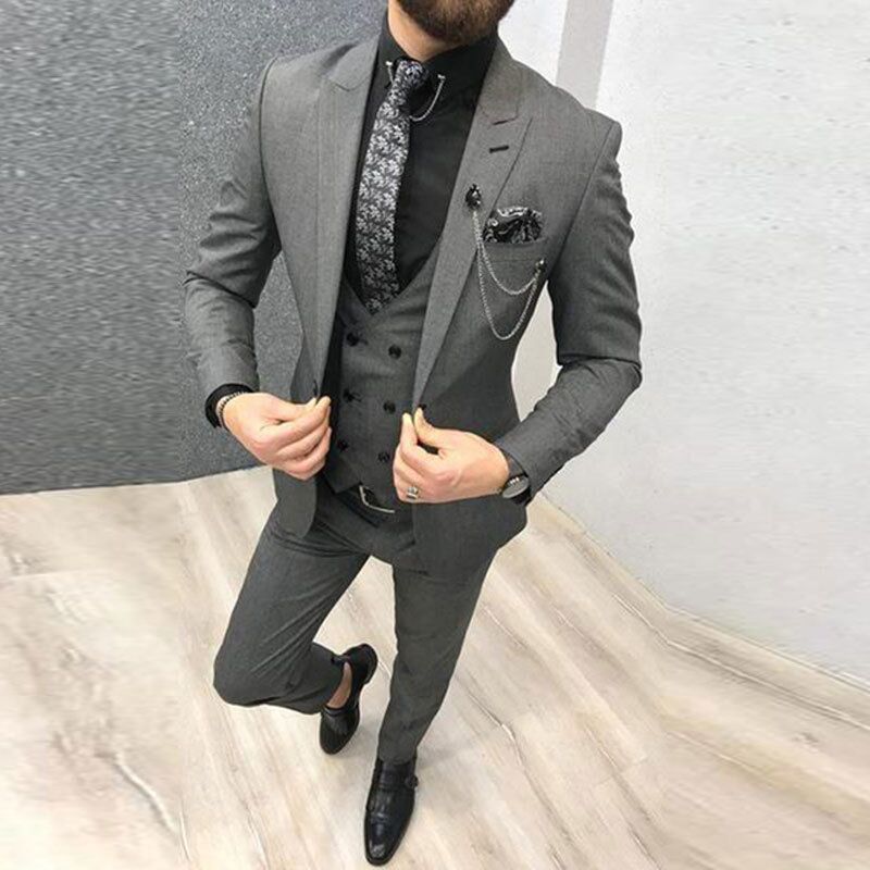 Men Suits 3 Piece Formal Groom - огляд і ціна Men'S Groom