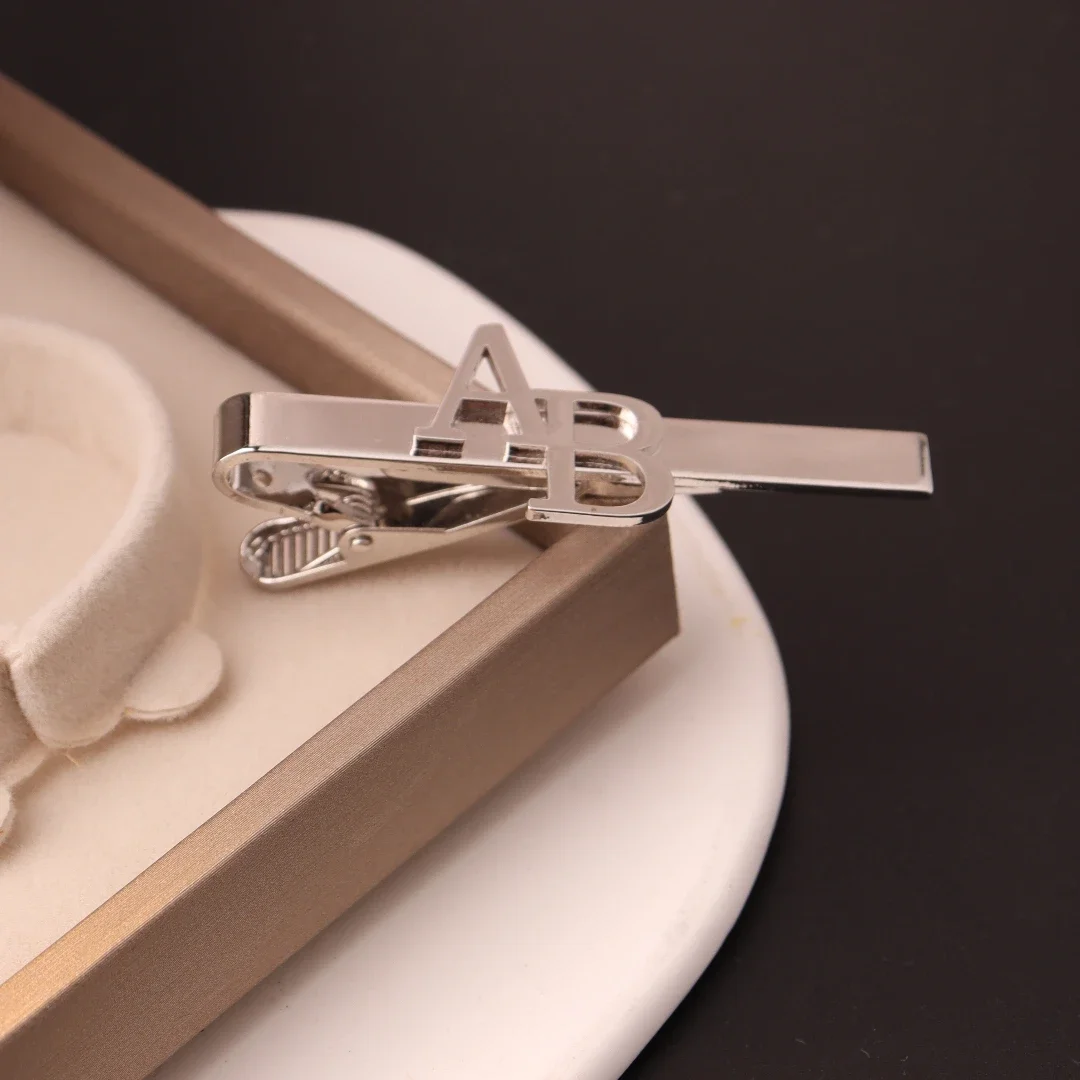 Custom Initial Tie Clip for Gr - огляд і ціна Men'S Groom