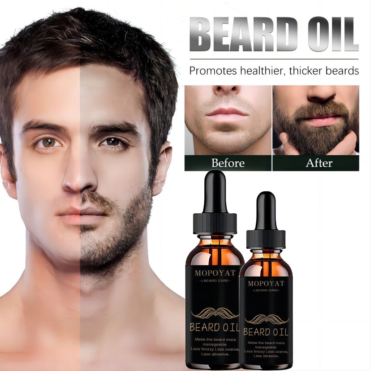 Growth Beard Oil Grow Beard Th - огляд і ціна Mens Grooming Treatment