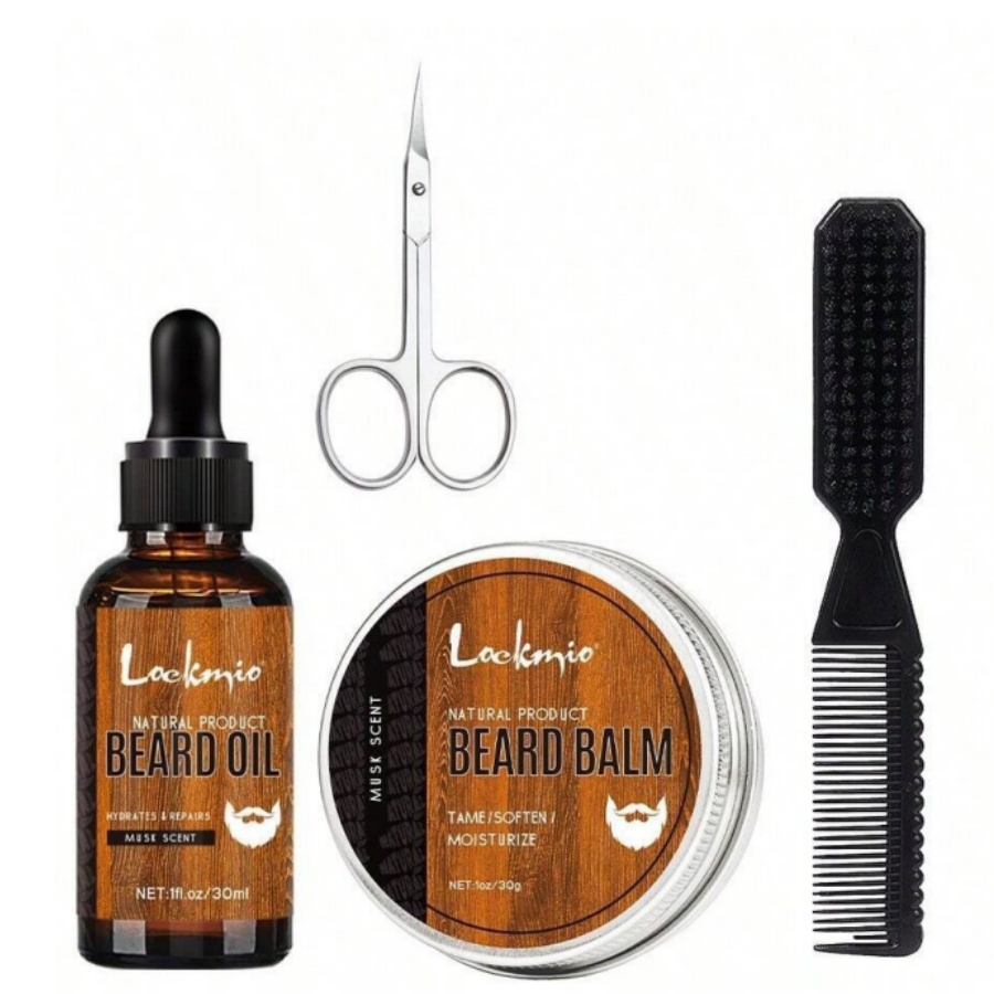 Men Beard Balm Kit Whisker Moi - огляд і ціна Men'S Grooming Cream