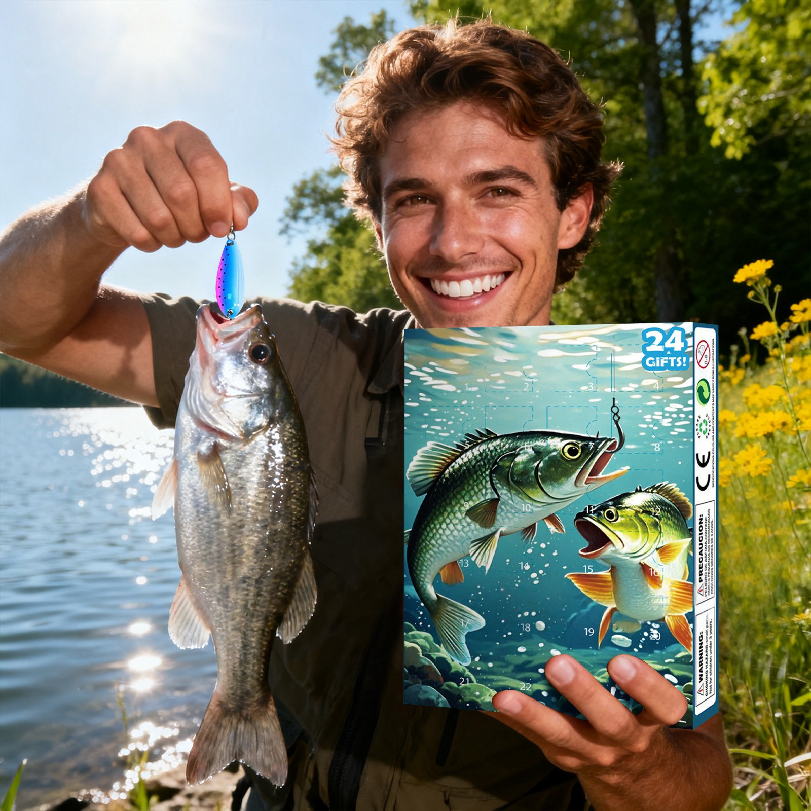 Advent Calendar Fishing Christ - огляд і ціна Mens Grooming Advent Calendar
