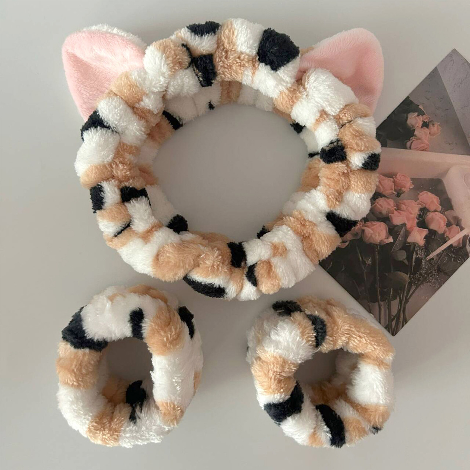 Cute Cat Ears Headband And Wri - огляд і ціна Face Wash Mens