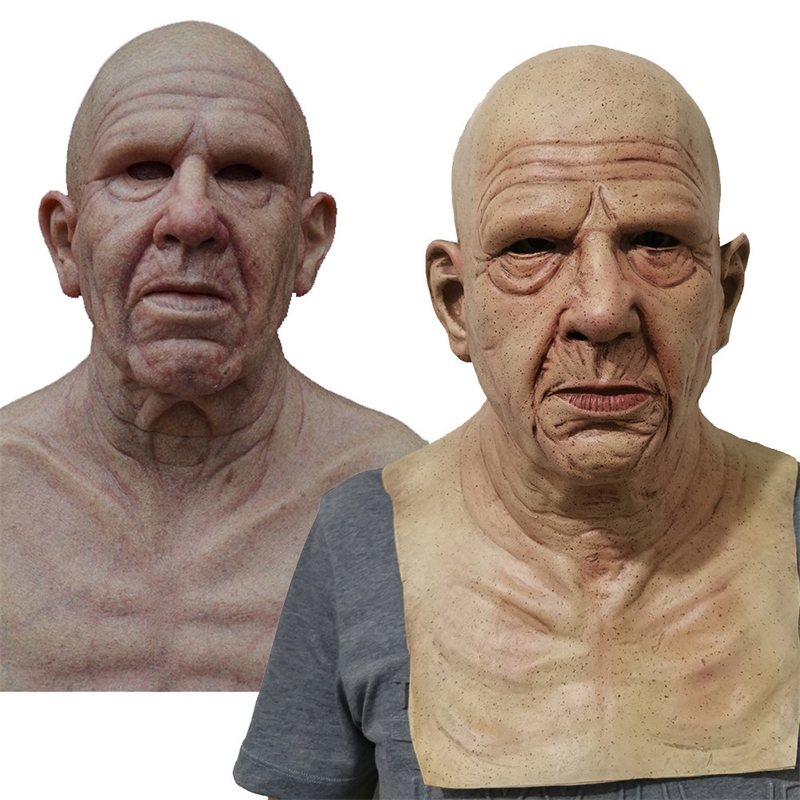 Realistic Bald Old Man Full He - огляд і ціна Face Wash Mens
