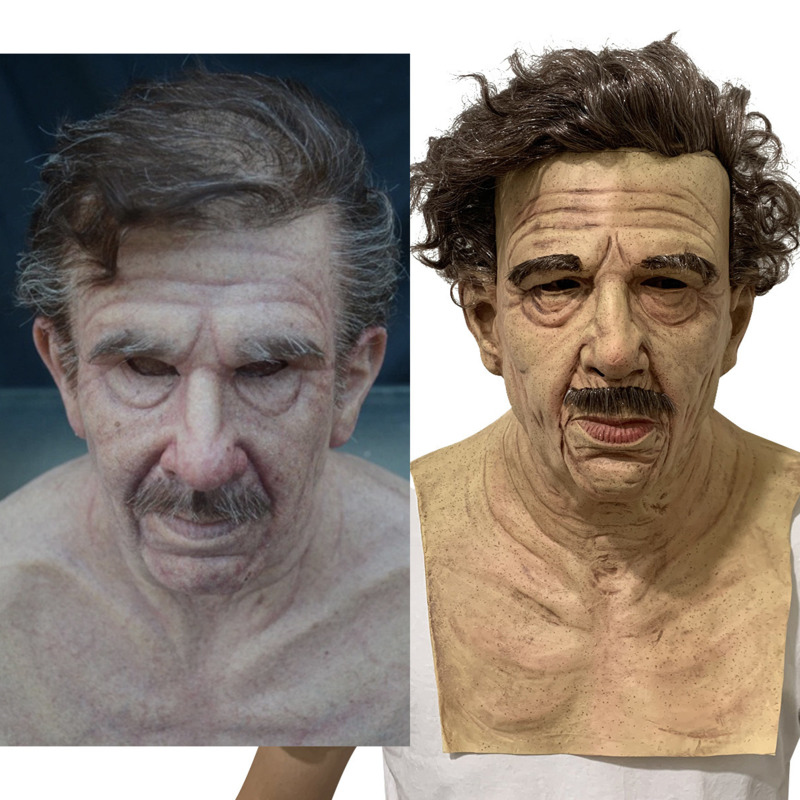 Realistic Bald Old Man Full He - огляд і ціна Face Wash Mens