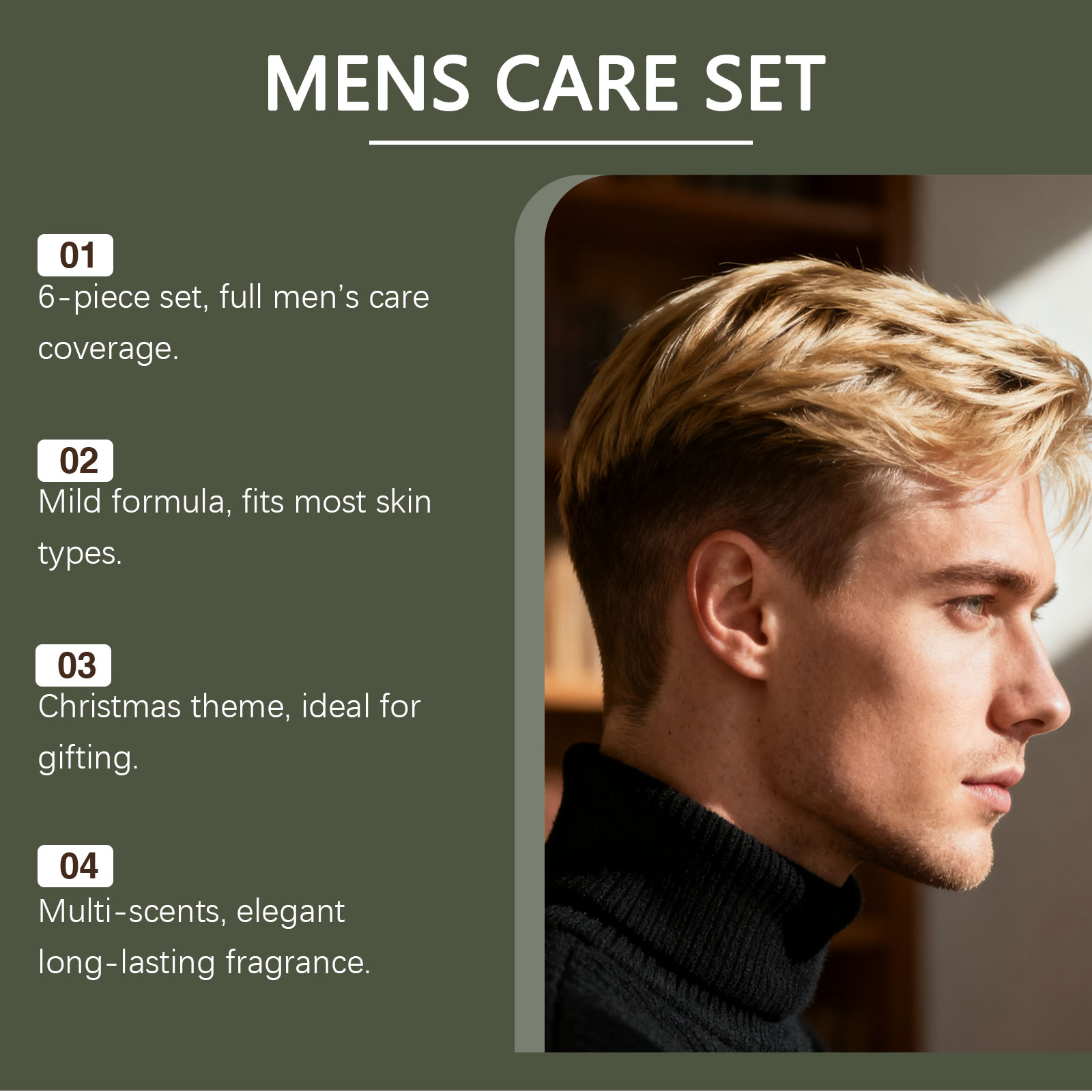 Men's Personal Care Set Beard  - огляд і ціна Face Wash Mens