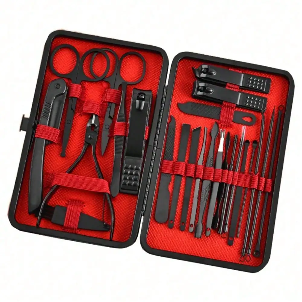 8/24pcs Professional Manicure  - огляд і ціна Mens Grooming Box