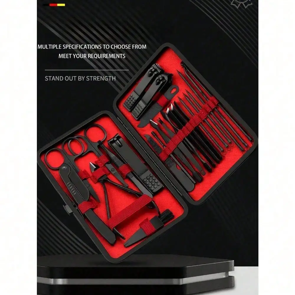 8/24pcs Professional Manicure  - огляд і ціна Mens Grooming Box