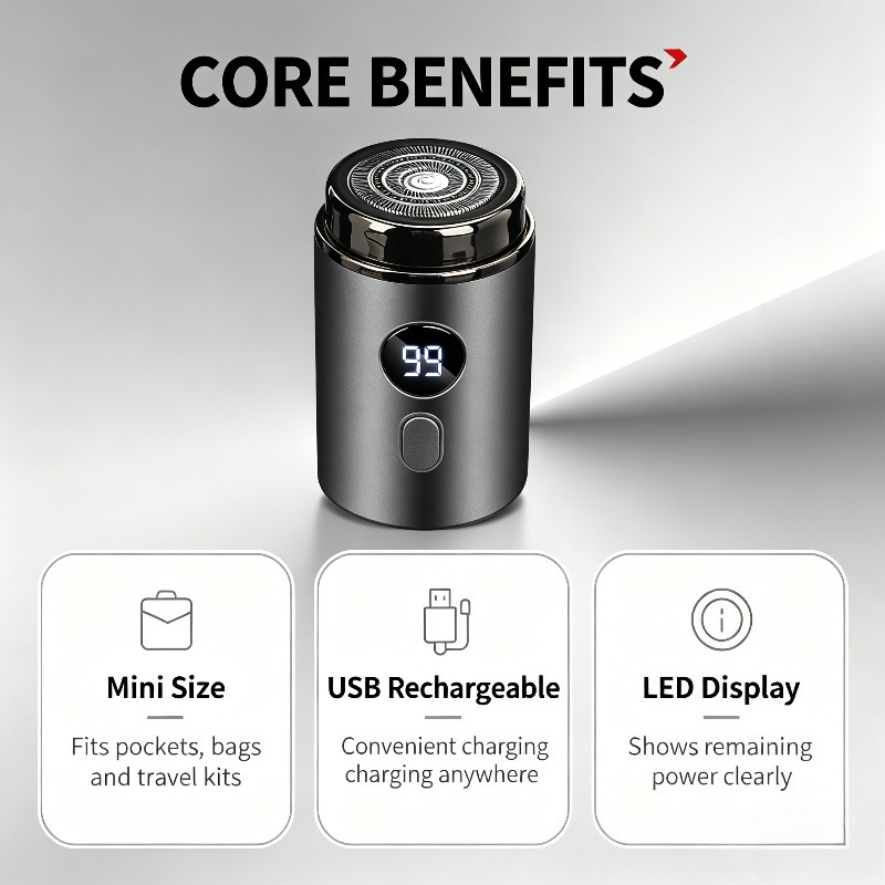 USB Rechargeable Waterproof El - огляд і ціна Mens Grooming Box