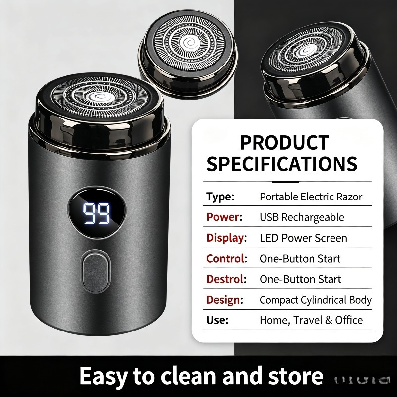 USB Rechargeable Waterproof El - огляд і ціна Mens Grooming Box