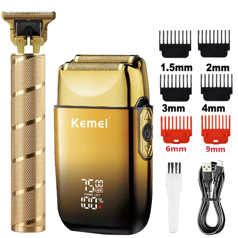 Kemei KM-TX10 T9 Hair Trimmer  - огляд і ціна Mens Grooming Box
