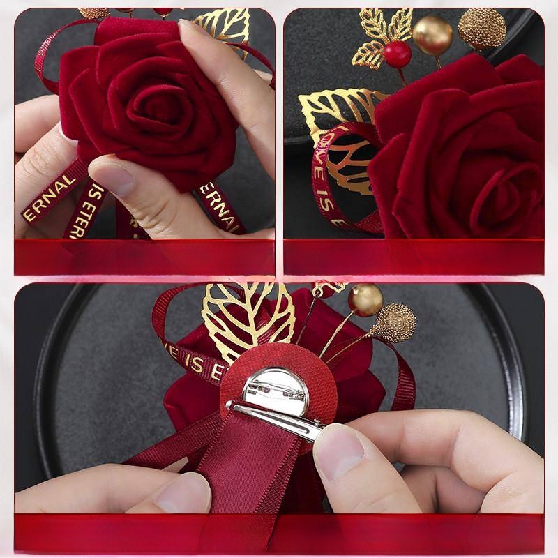 Wedding Chest Flower Full Set  - огляд і ціна Men'S Grooming Set